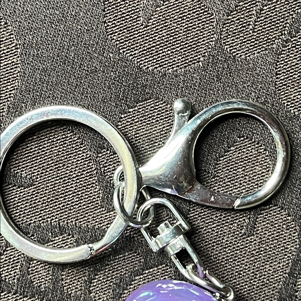 Pink Purple Dinosaur Keychain Toy Bag Charm - Picture 5 of 8